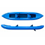 Надувна байдарка Pathfinder-430 із жорстким дном (AirDeck), Синя