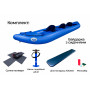 Надувна байдарка Pathfinder-490 із жорстким дном (AirDeck), Синя